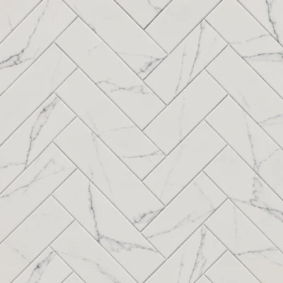 Handvorm Carrara Wit 7,5x30